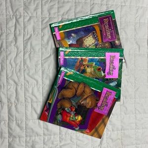3 books in a set. Reading for kids. Treasures, wonders, and surprises.